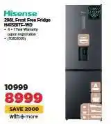 HiFi Corp Hisense 298L Frost Free Fridge H415BIT-WD offer