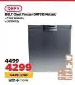 HiFi Corp DEFY 195LT Chest Freezer DMF513 Metallic offer