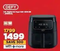 HiFi Corp Defy 7.6L Digital Air Fryer DAF 3376 DB offer