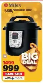 HiFi Corp Milex 6L Digital Power Pressure Cooker offer