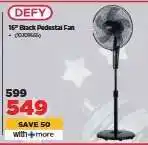 HiFi Corp DEFY 16 Black Pedestal Fan offer