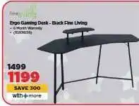 HiFi Corp Ergo Gaming Desk - Black Fine Living offer