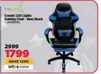 HiFi Corp Cosmic LED Lights Gaming Chair - Blue/Black offer