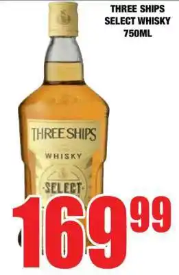 Boxer Three Ships Select Whisky 750ml offer
