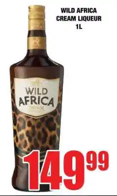 Boxer WILD AFRICA CREAM LIQUEUR 1L offer