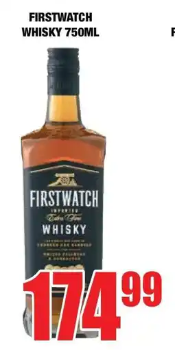 Boxer FIRSTWATCH WHISKY 750ML offer