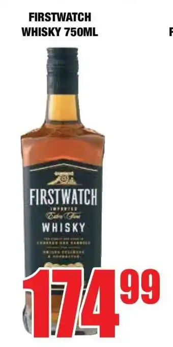 Boxer FIRSTWATCH WHISKY 750ML offer