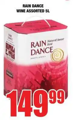 Boxer RAIN DANCE Wine Assorted 5L offer