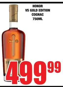 Boxer HONOR VS GOLD EDITION COGNAC 750ML offer