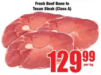 Boxer Fresh Beef Bone In Texan Steak (Class A) offer