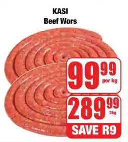 Boxer KASI Beef Wors offer
