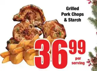Boxer Grilled Pork Chops & Starch offer