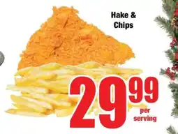 Boxer Hake & Chips offer