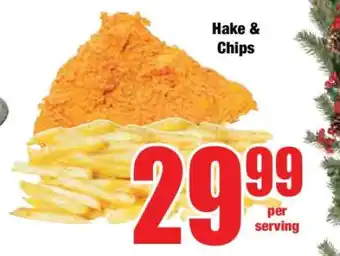 Boxer Hake & Chips offer