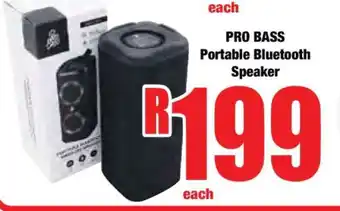 Boxer PRO BASS Portable Bluetooth Speaker offer