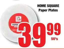 Boxer HOME SQUARE Paper Plates offer