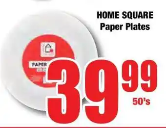 Boxer HOME SQUARE Paper Plates offer