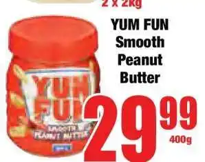 Boxer YUM FUN Smooth Peanut Butter offer