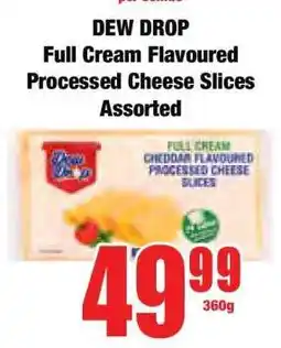 Boxer DEW DROP Full Cream Flavoured Processed Cheese Slices Assorted offer