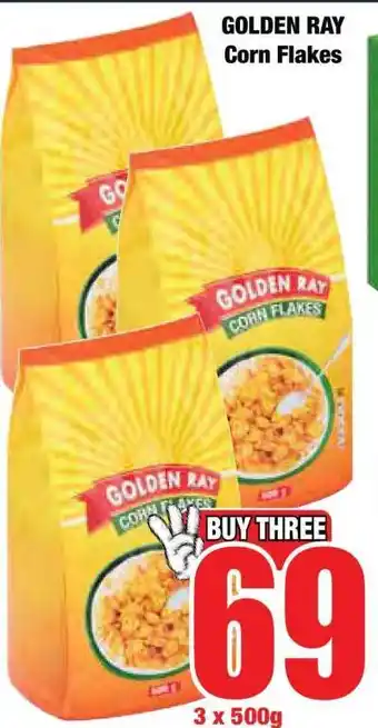 Boxer GOLDEN RAY Corn Flakes offer