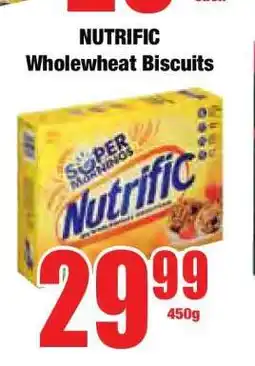 Boxer NUTRIFIC Wholewheat Biscuits offer