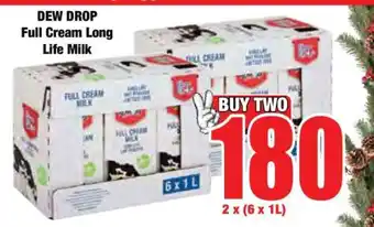Boxer DEW DROP Full Cream Long Life Milk offer