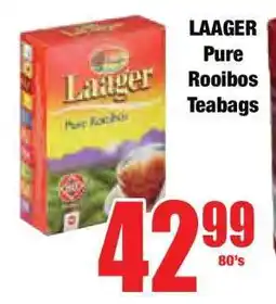 Boxer Laager Pure Rooibos Teabags offer