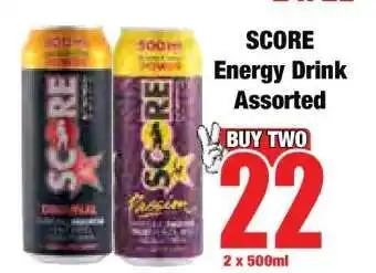 Boxer SCORE Energy Drink Assorted offer