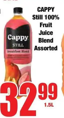 Boxer CAPPY Still 100% Fruit Juice Blend Assorted offer