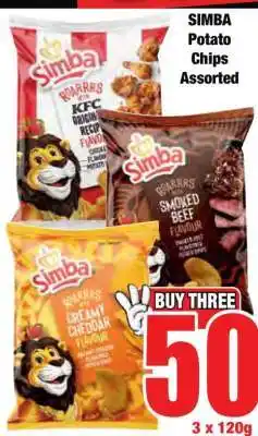 Boxer SIMBA Potato Chips Assorted offer