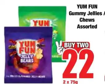 Boxer YUM FUN Gummy Jellies / Chews Assorted offer