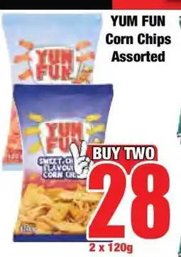 Boxer YUM FUN Corn Chips Assorted offer