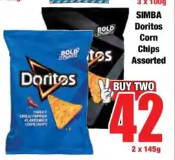 Boxer SIMBA Doritos Corn Chips Assorted offer