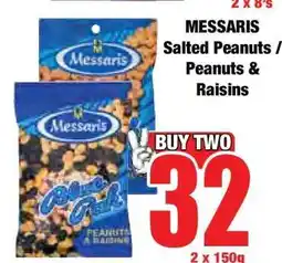 Boxer MESSARIS Salted Peanuts / Peanuts & Raisins offer