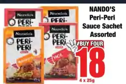 Boxer Nando's Peri-Peri Sauce Sachet Assorted offer