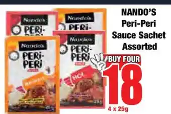 Boxer Nando's Peri-Peri Sauce Sachet Assorted offer