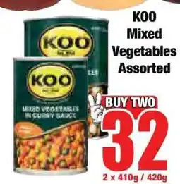 Boxer KOO Mixed Vegetables Assorted offer