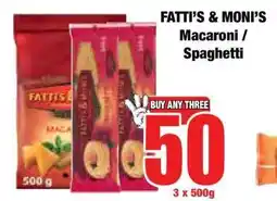 Boxer Fatti's & Moni's Macaroni/Spaghetti offer