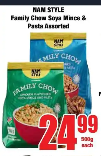 Boxer NAM STYLE Family Chow Soya Mince & Pasta Assorted offer