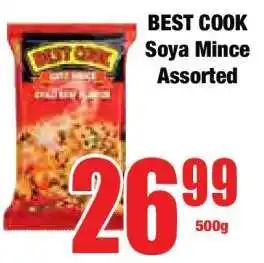 Boxer BEST COOK Soya Mince Assorted offer