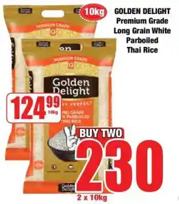 Boxer GOLDEN DELIGHT Premium Grade Long Grain White Parboiled Thai Rice offer