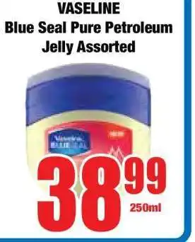 Boxer VASELINE Blue Seal Pure Petroleum Jelly Assorted offer