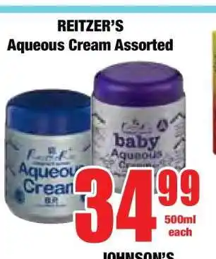 Boxer REITZER’S Aqueous Cream Assorted offer