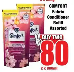 Boxer COMFORT Fabric Conditioner Refill Assorted offer