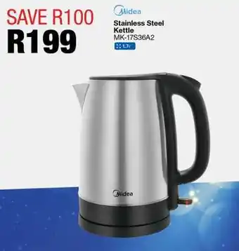 OK Furniture Midea Stainless Steel Kettle MK-17S36A2 offer