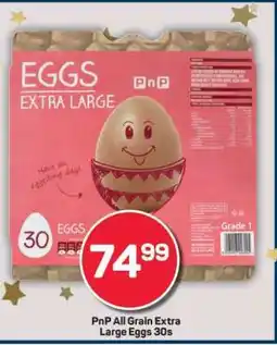 Pick n Pay PnP All Grain Extra Large Eggs 30s offer