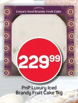 Pick n Pay PnP Luxury Iced Brandy Fruit Cake 1kg offer