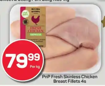Pick n Pay PnP Fresh Skinless Chicken Breast Fillets 4s offer