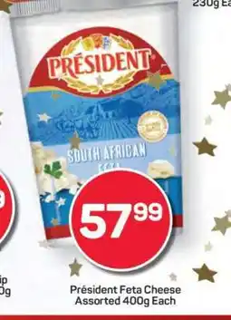 Pick n Pay Président Feta Cheese Assorted 400g Each offer