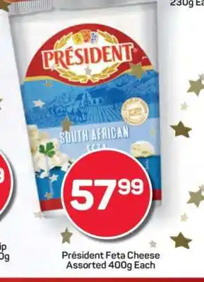 Pick n Pay Président Feta Cheese Assorted 400g Each offer